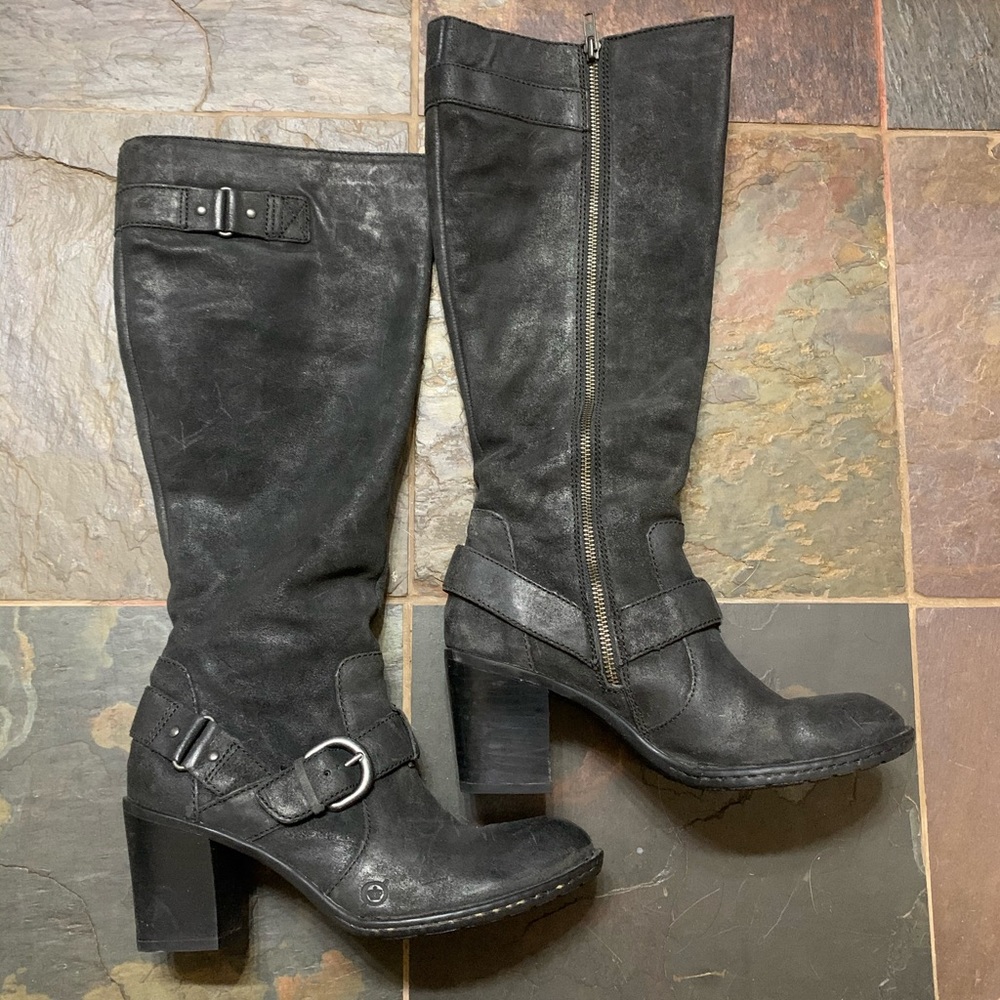 Born knee high heeled boots